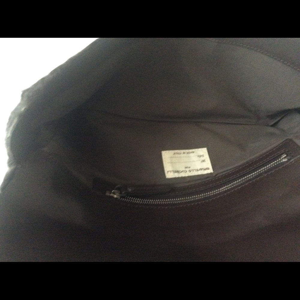 Brunello Cucinelli Brown Lambswool Clutch - Picture 4 of 5